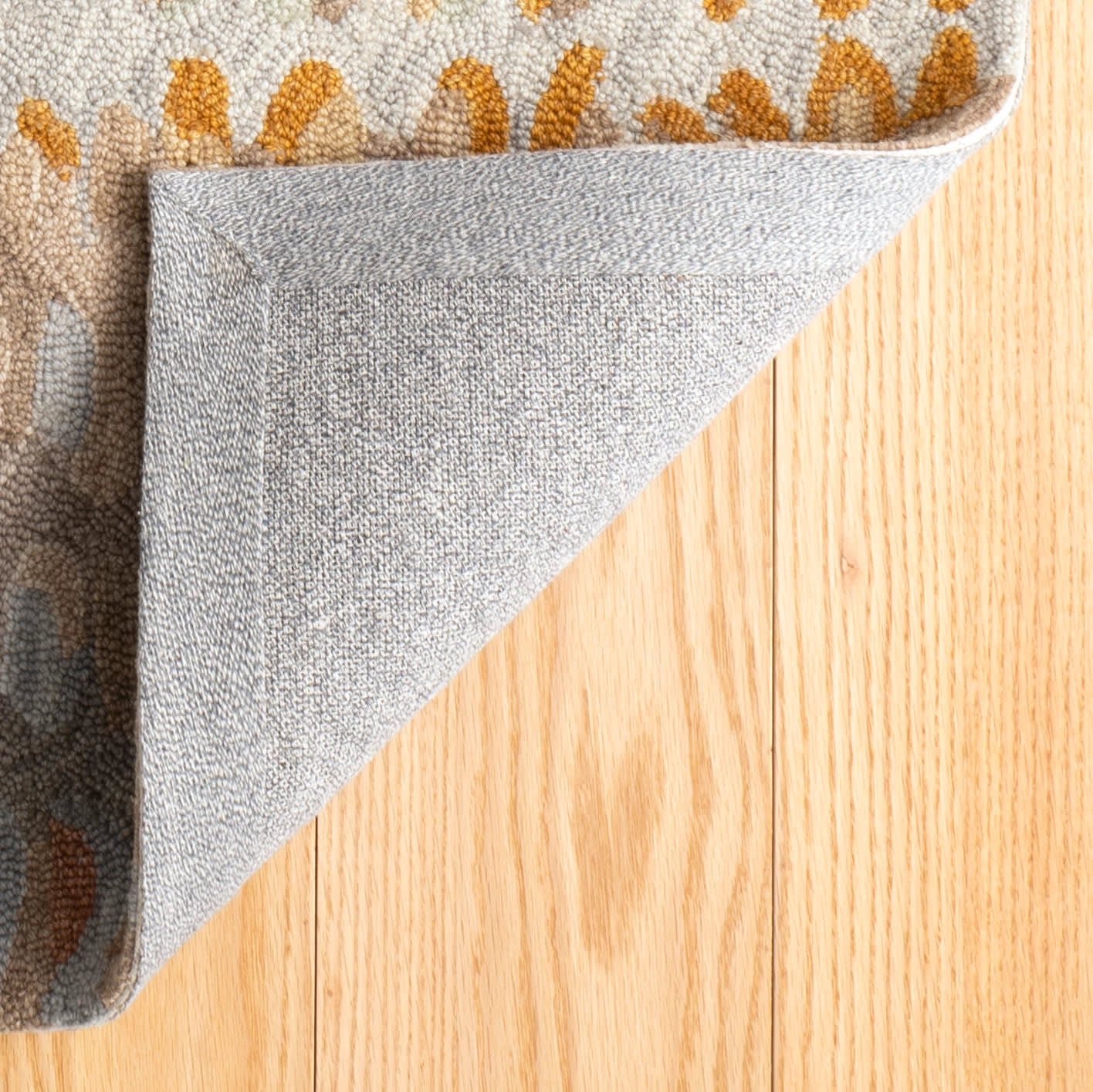 paint chip hand micro hooked wool rug | stone paint chip hand micro hooked wool rug | stone
