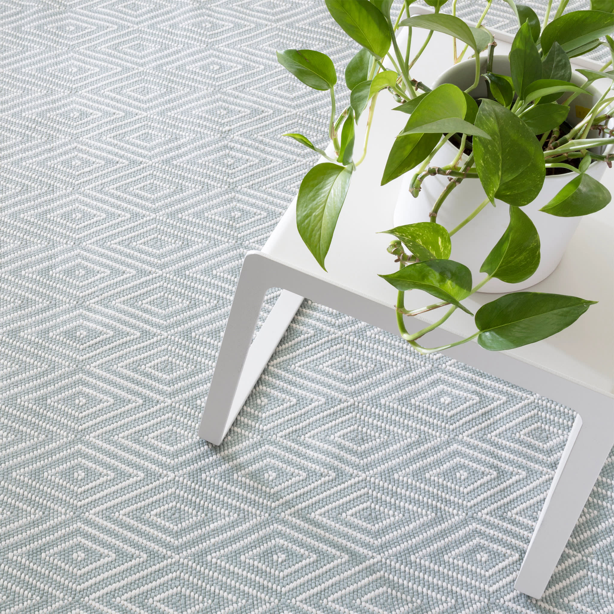 diamond handwoven indoor/outdoor rug | light blue/ivory diamond handwoven indoor/outdoor rug | light blue/ivory