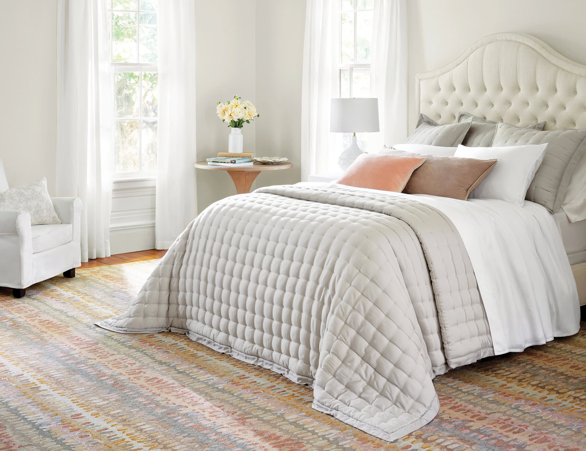 paint chip hand micro hooked wool rug | stone paint chip hand micro hooked wool rug | stone