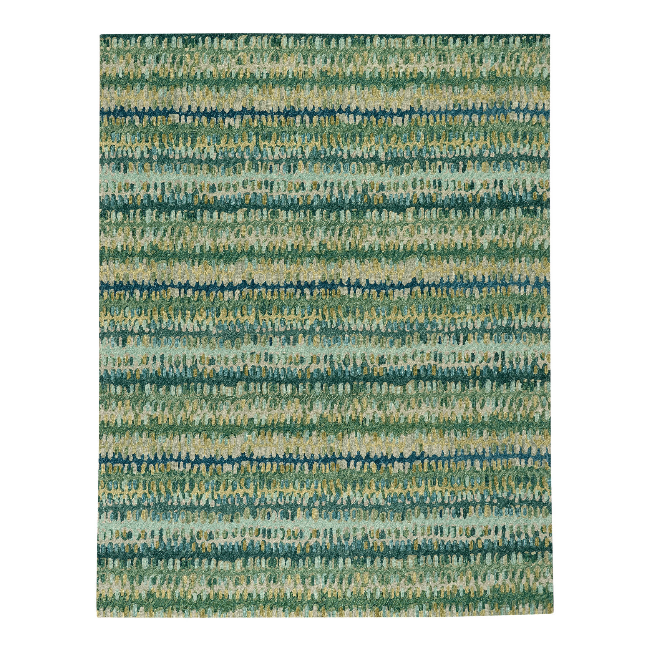paint chip hand micro hooked wool rug | moss paint chip hand micro hooked wool rug | moss